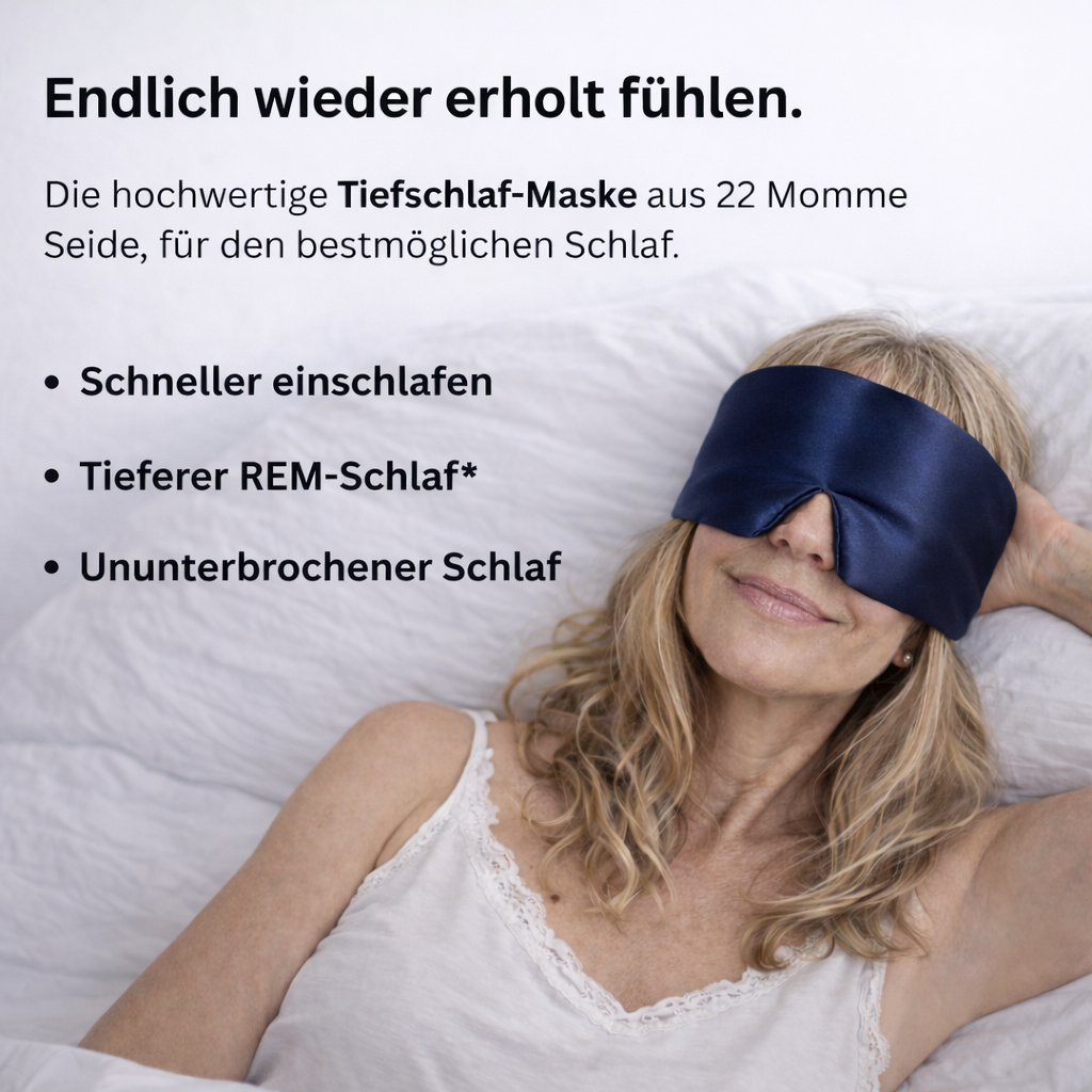 Tiefschlaf-Maske Mitternachtsblau
