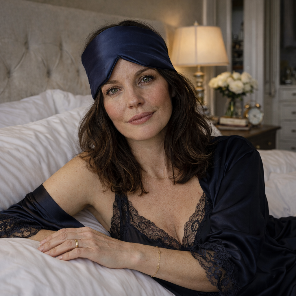 Tiefschlaf-Maske Mitternachtsblau