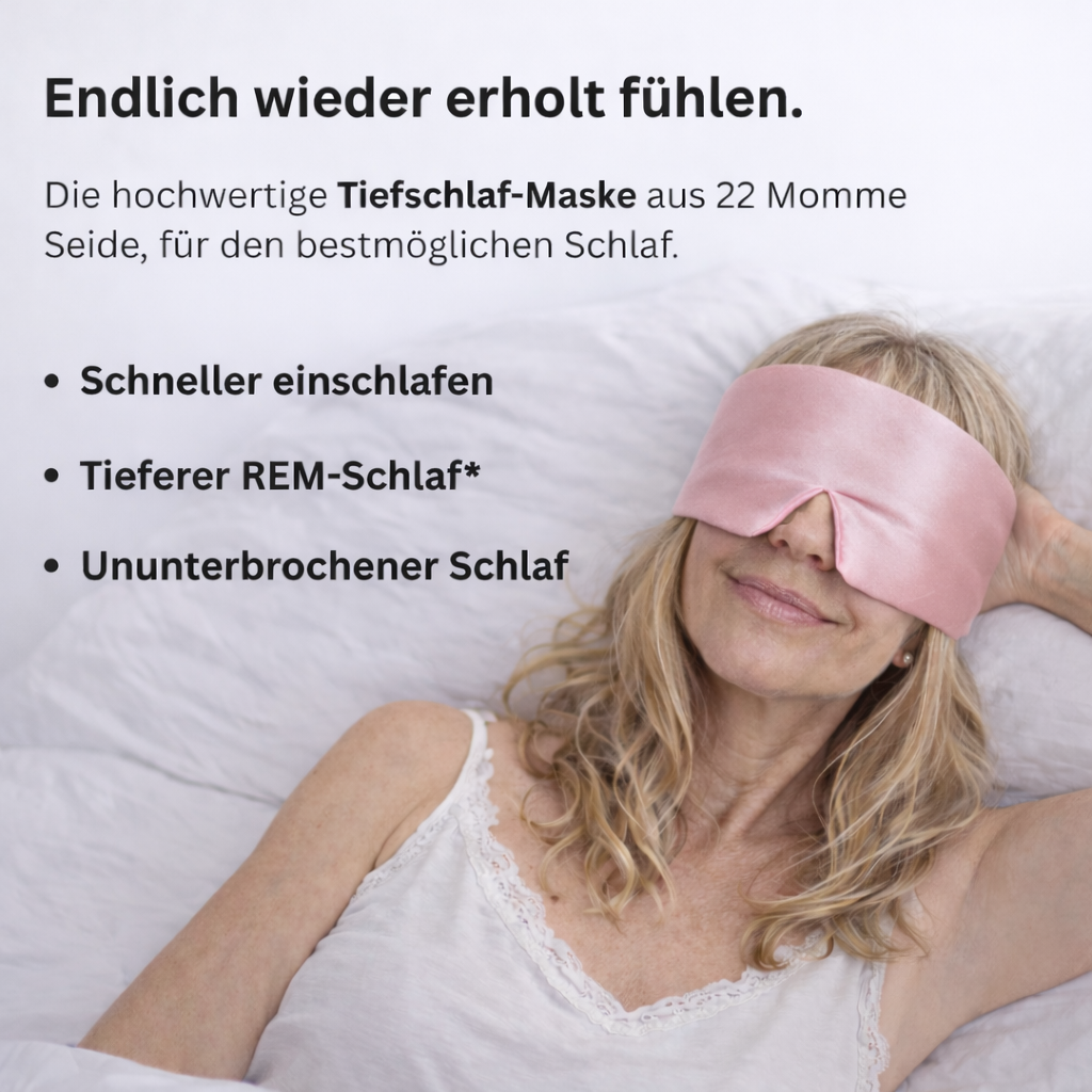 Tiefschlaf-Maske Champagner Rosé
